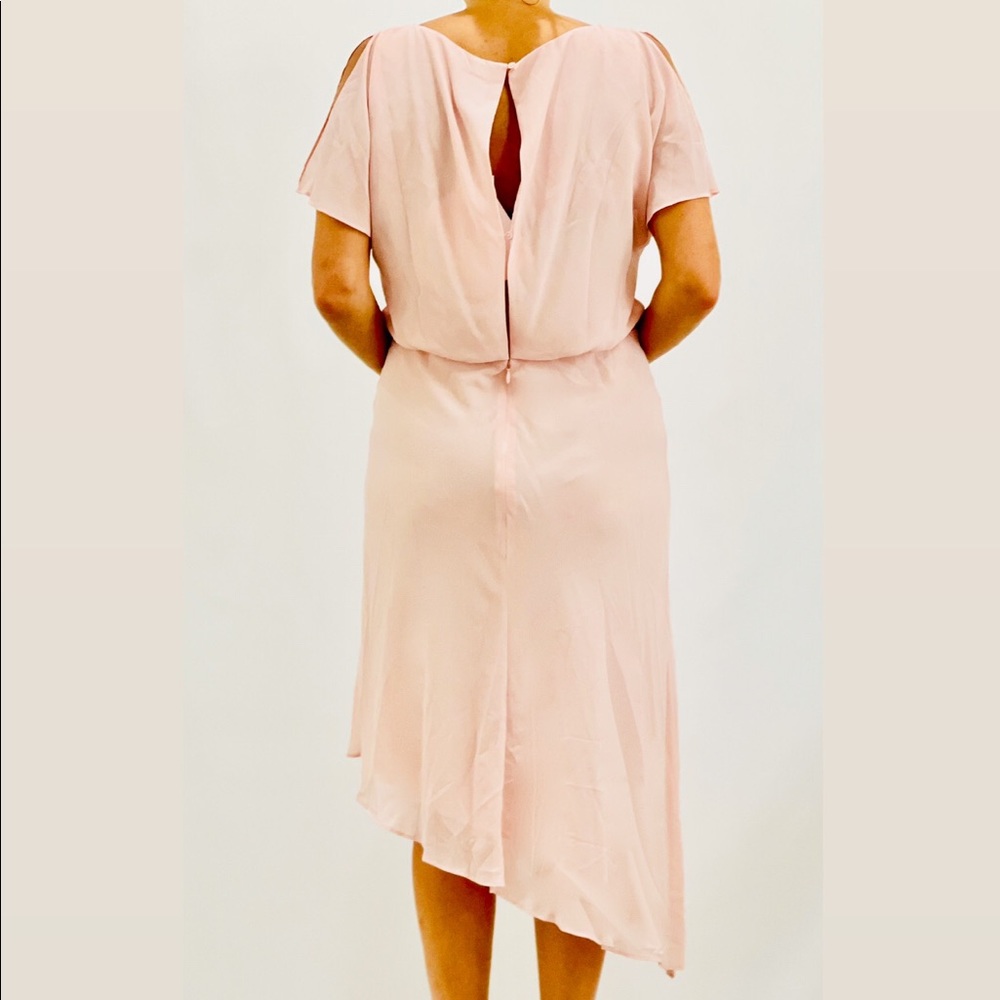 IRIS&INK ASYMMETRIC CREPE DRESS